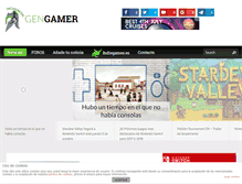Tablet Screenshot of gengamer.com